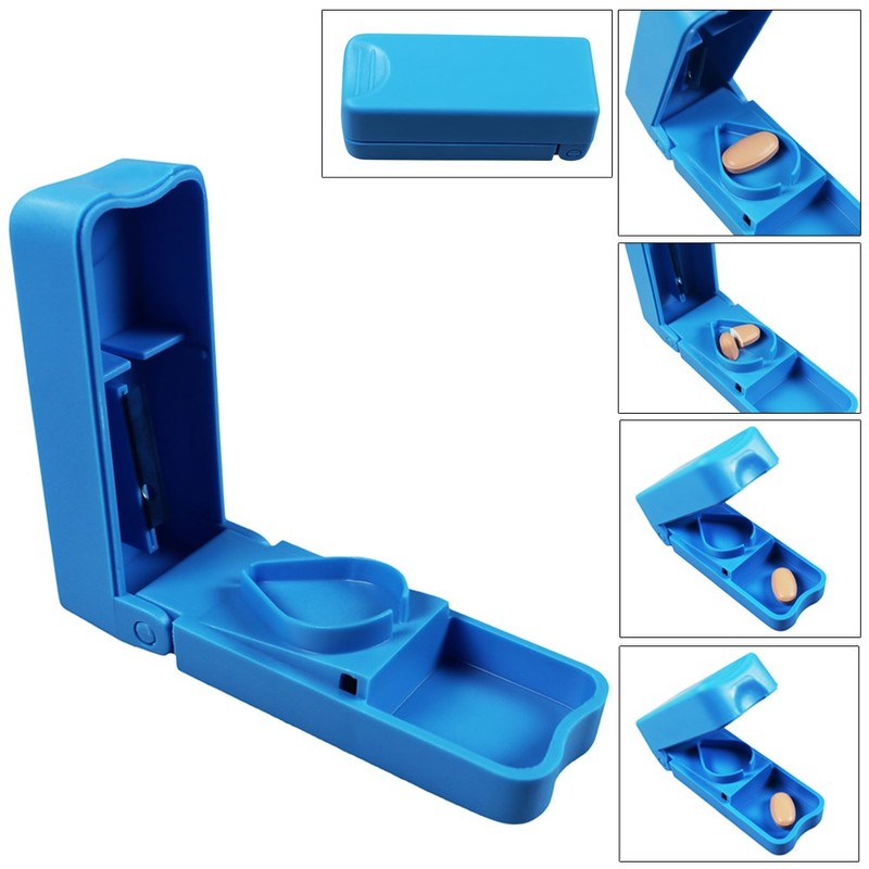 com-four® 4-Piece Tablet Accessory Set, Pill Box, Mortar for Crushing