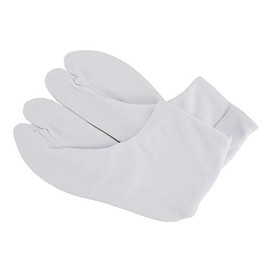 [Kimono Hitokitari] White Toray Stretch Fit Tabi Sutorettitabi (3L), white