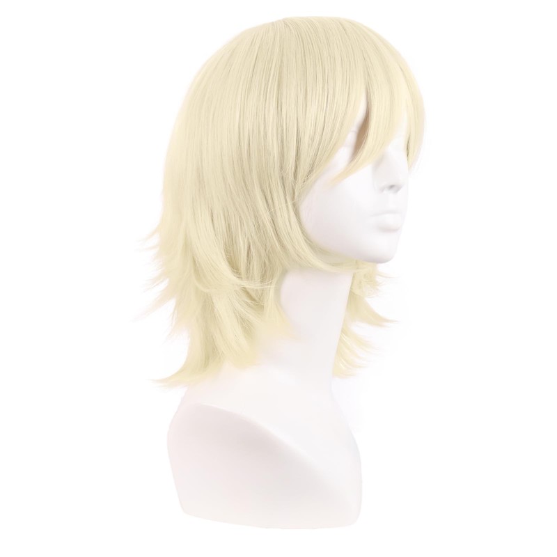 MapofBeauty 14 Inch/35 cm Short Cosplay Wolf Tail Synthetic Side