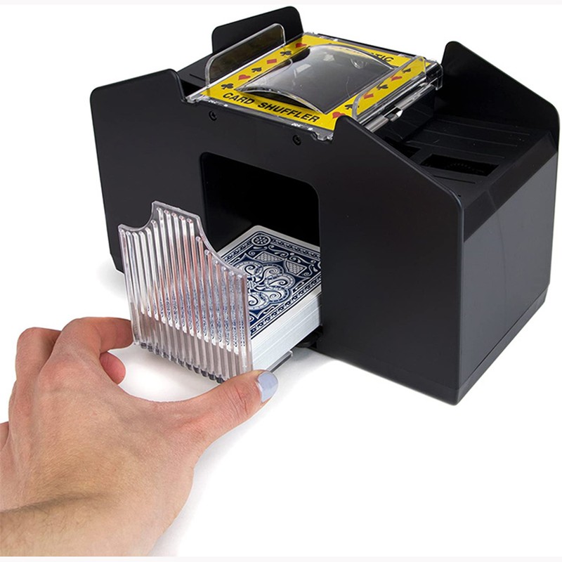 2 Decks Automatic Card Shuffler Automatic Playing Cards Shuffler Mixer