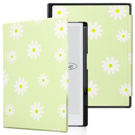 CoBak Case for Remarkable 2 Paper Tablet - Lightweight and Hard Back Shell Protective Book Folio Cover with Built-in Pen Holder - for 10.3" 2020 Released (Daisy)