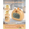 WANIDEA Capybara Alarm Clock, Digital Alarm Clock for Kids, Cute