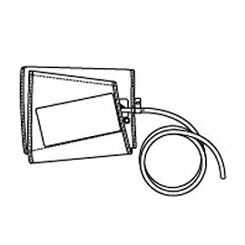 Replacement Arm Band for Electronic Blood Pressure Monitor (Bicep Type) Compatible Arm Circumference 12.6 - 16.5 inches (32 - 42 cm), 8-1482-12