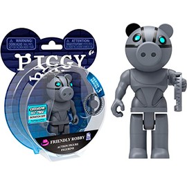 Lansay Piggy - Articulated Figure 10cm - Friendly Robbie - Video Game Figures