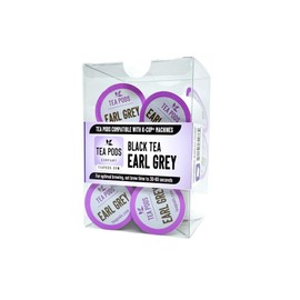 Earl Grey tea pods, single-serving tea capsules compatible with K-Cup brewing machines