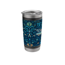 William Morris Vintage Birds Pattern Stainless Steel Insulated Tumbler