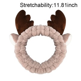 Elk Skin Care Headband for Women Girls Face Wash headbands Cute Spa Makeup headbands for Washing Face Hairband Headwarps Lovely Hair Accessories for Women Skincare Hair Band Head