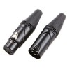 MFL. Conector de cable XLR de 3 pines macho y