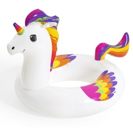 Bestway Fantasy Unicorn Pool Float | Inflatable Rubber Ring, Pool Floats for Kids and Adults