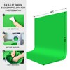 Green Screen Backdrop with Stand Kit, BEIYANG 6.5 X 5