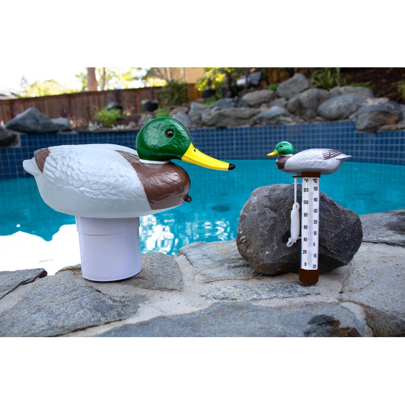 Poolmaster Adustable Chlorine Dispenser for Swimming Pools and Spas, Mallard