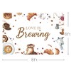MEHOFOND 8x6ft Coffee Bridal Shower Backdrop Love is Brewing Wedding