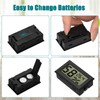 EEEKit 5-Pack LCD Digital Hygrometer Thermometer, Mini Digital Temperature Meter