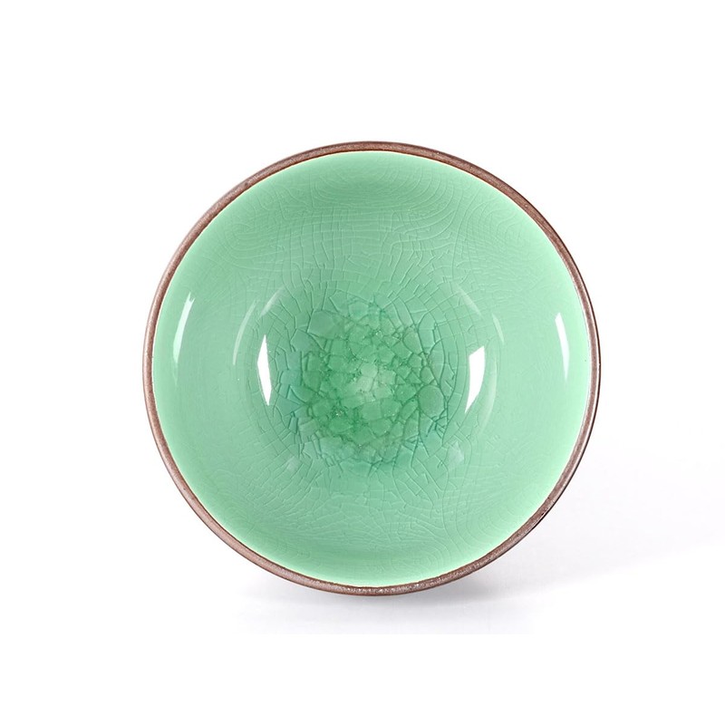 Matcha-Set 3-teilig moosgrün,bestehend aus Matcha-Schale, Matcha-Löffel und Matcha-Besen (Bambus) in