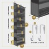 HOMELUX THEORY UPGRADED Over The Door Organizer Hanging - 100D