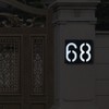 Solar Power LED Light Sign House Hotel Door Address Plaque