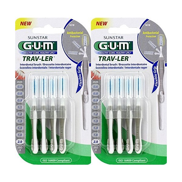 Gum - Trav-Ler 2.0 1618 - Pack of 2