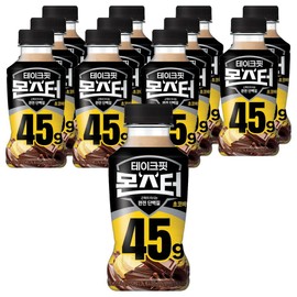 Take Fit Monster Choco Banana Complete Protein for Muscles, 350ml, 12 Packs / 테이크핏 몬스터 초코바나나 근육이 마시는 완전 단백질, 350ml, 12개