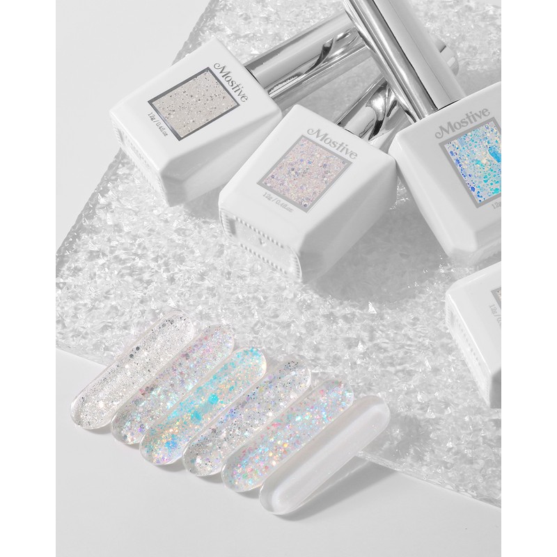 classic nail Mostive Glitter Gel Wannabe Classic + 30 parts