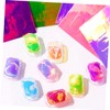 Baluue 8pcs Holographic Nail Transfer Stickers for Nail Art for