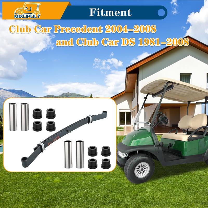 Mixopoly Golf Cart Front Leaf Spring Kit for Club Car