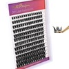 Wleec Beauty Wide Eye Lash Clusters Eyelash, 96PCS DIY Lash