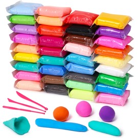 Air Dry Clay Kit, 36 Colors Modeling Clay