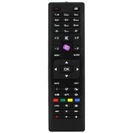 Replacement Remote Control for Telefunken TV D42F182N2 D43F277R3C D49F283B3C D50F272B3C DGQ32169HDRD DLE32H127N3