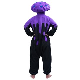 XIGUAGUO Mushroom Onesie Adult Mushroom Costume Fun and Comfy Adult Onesie for Women and Men