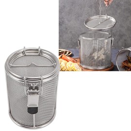 Spice infuser, strainer, tea ball infuser made of stainless steel, tea divider, cooking filter with extended chain hook for brewing tea, spices and spices