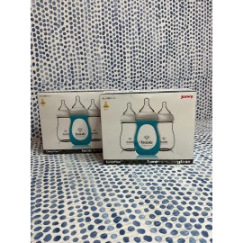 Joovy Lot of 6 NEW Joovy Boob Diamond 8 oz Glass Babosy Bottles FREE Shipping