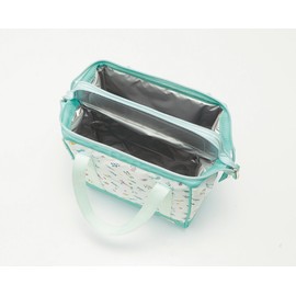 Skater KGAW1 Cooling Double Lunch Bag, Wide Gusset, Candies, Akiko Obuchi, 11.0 x 13.8 x 2.8 Inches (28 x 35 x 7 cm), Made In Japan