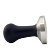Motta 8150/B Tamper Stainless Steel Convex with Black Real Wood