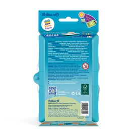 Pelikan 816977 Creative Factory Painting Accessories Set, Large, Including 5 Griffix Brushes and 5 Tempera Tubes, 1 Piece