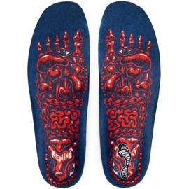 Remind Insoles - Cush Classic Reflexology - Insoles for Snowboarding, Skateboarding & All Footwear - Mid-High Arch Support