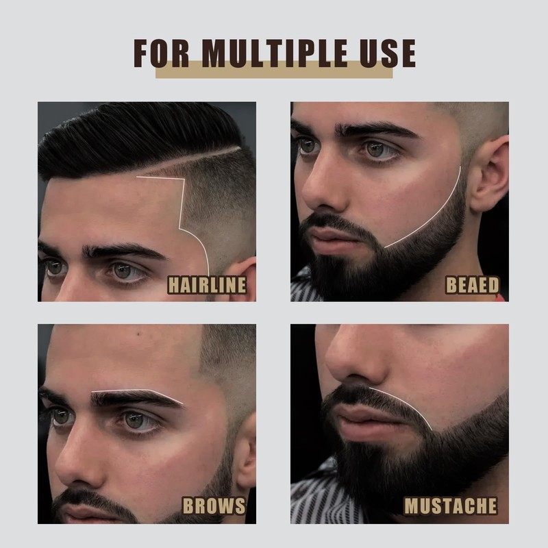 Noerrors 12Pcs White Barber Pencil Set Magic Hairline Pencils for
