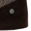 LIERYS Darnsell Harris Tweed Flat Cap - Brown Cap (54-61
