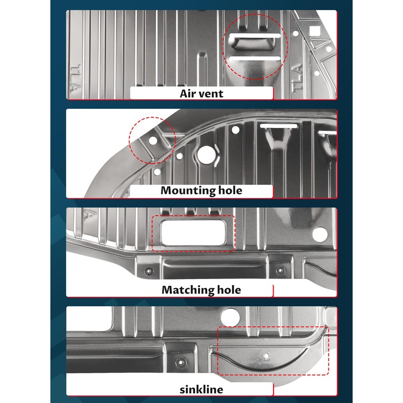 Engine Splash Shield Guard Compatible with CR-V CRV EX EX-L