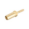 sourcing map Straight Brass Barb Fitting Reducer, Fit Hose ID
