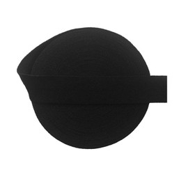 10 m Folding Elastic Spandex Elastic 20 mm Edging Band Elastic Band for Cuffs, Shorts, Bedspread (Black)