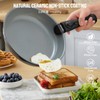 BEZIA Induction Cookware with Healthy Ceramic Coating, Nonstick Pots and