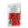 10PCS 6 AWG #8 Insulated Ring Crimp Connector 88A 600V