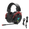 Wireless & Wired Gaming Headset, Bluetooth Gaming Headset with Microphone,