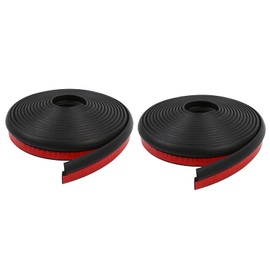 2Pcs Car Door Seal Strip, Universal Rubber Z Shape Rubber Seal Caravan Door Seal Car Door Edge Guard Protector Door Moulding Trim Weatherstrip, 4m Length (2Pcs)