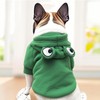 Pet Clothing Dog Transformation Shaped Hoodie (Frog,XL)