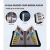 ARCHIVALPRO 4 Pocket Graded Card Binder - Holds 40 PSA/SGC/BGS