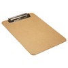 eco-eco A5 Masonite Strong Clipboard with Low Profile Metal Clip,