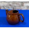 Johnson & Johnson Handcrafted Johnson Rose Small Brown Glazed Tea