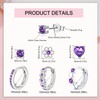 6 Pairs Sterling Silver Earrings for Girls 925 Sterling Silver