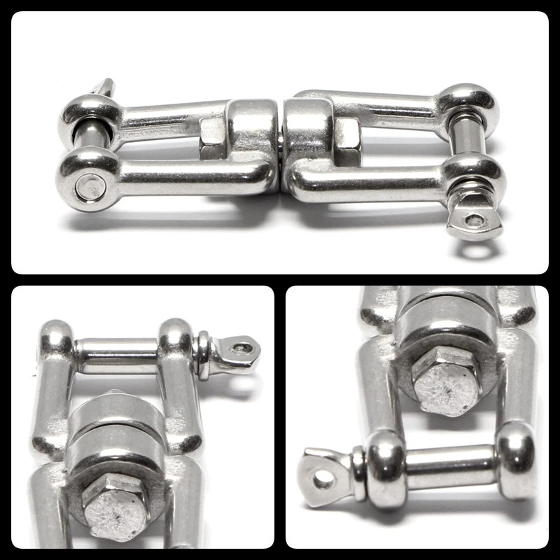 Anchor Swivel/Swivel Shackle/Chain Swivel/Chain Connector/Connector Stainless Steel (Fork Fork, 10